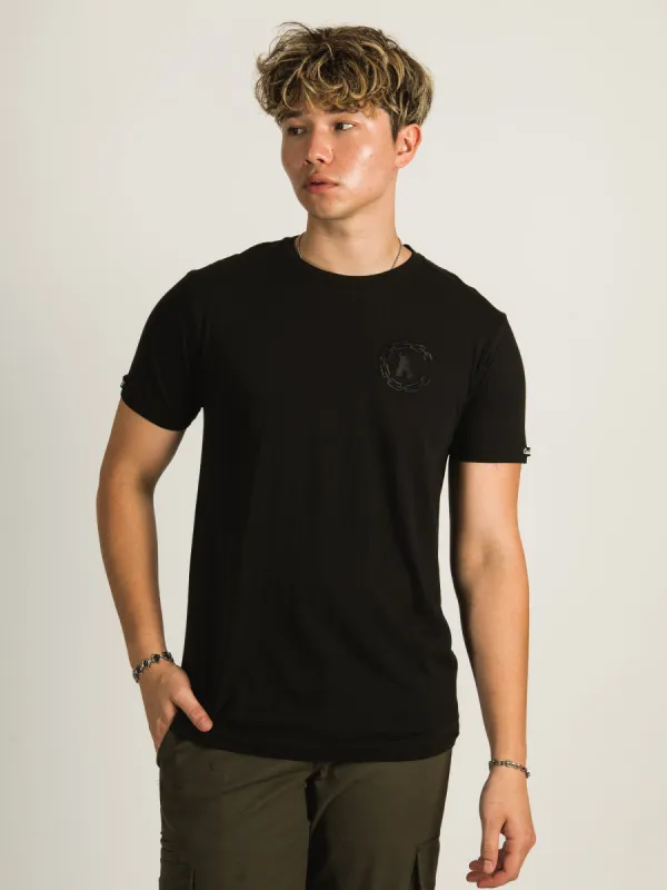 CROOKS & CASTLES CROOKS C CHAIN EMBROIDERED LOGO T-SHIRT sold by Boathouse