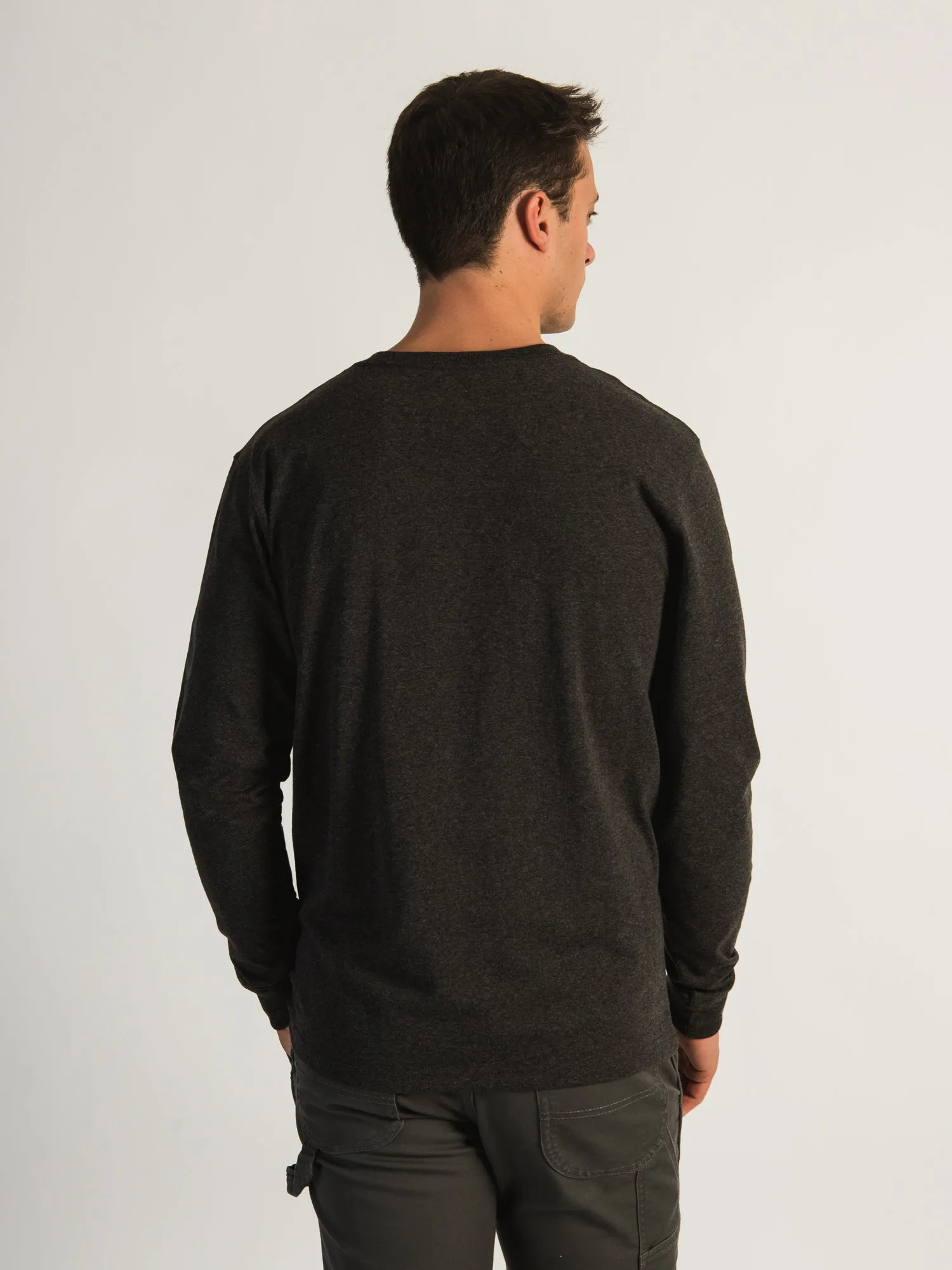 CARHARTT HEAVYWEIGHT LONG SLEEVE SCRIPT T-SHIRT sold by Boathouse product image thumbnail 3