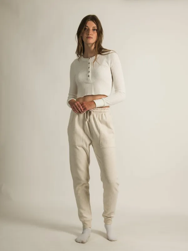 HARLOW HIGH RISE FLEECE JOGGER - CLEARANCE sold by Boathouse