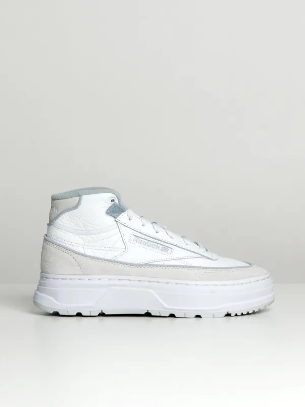 WOMENS REEBOK CLUB C GEO MID SNEAKER - CLEARANCE sold by Boathouse
