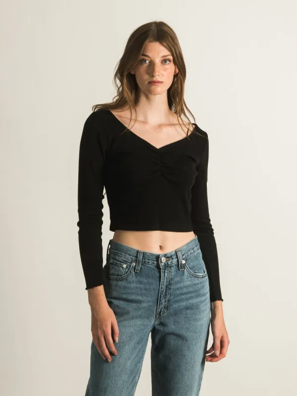 HARLOW KYLIE LONG SLEEVE VNECK - CLEARANCE sold by Boathouse