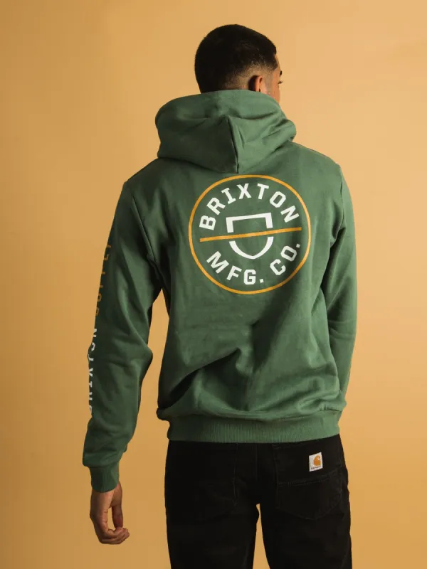 BRIXTON CREST PULLOVER HOODIE sold by Boathouse