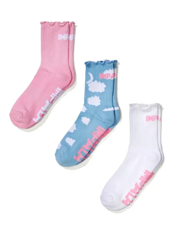 IMPALA FRILL 3 PACK SOCK - CLEARANCE sold by Boathouse