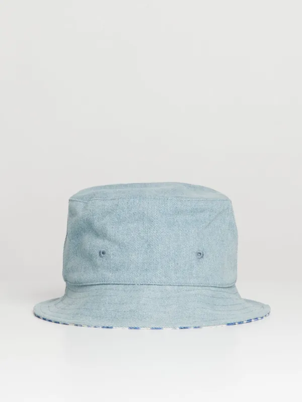 DLG BUCKET HAT - DENIM FLOWER - CLEARANCE sold by Boathouse