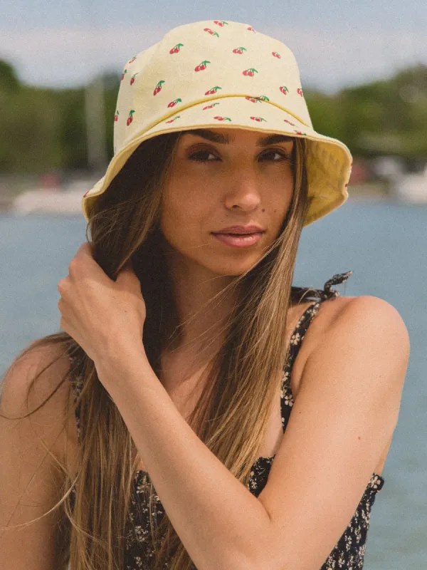 DLG BUCKET HAT - ALL OVER CHERRY - CLEARANCE sold by Boathouse