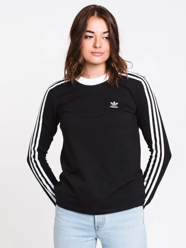 ADIDAS 3 STRIPE LC LOGO LONG SLEEVE TEE  - CLEARANCE sold by Boathouse