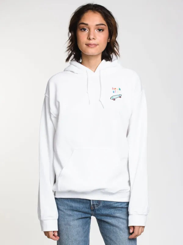 BRUH GIRL EMB HD - WHITE-L - CLEARANCE sold by Boathouse