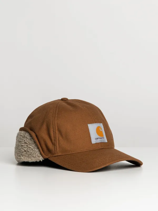 CARHARTT RAIN DEFENDER EARFLAP CAP -BROWN made by Boathouse