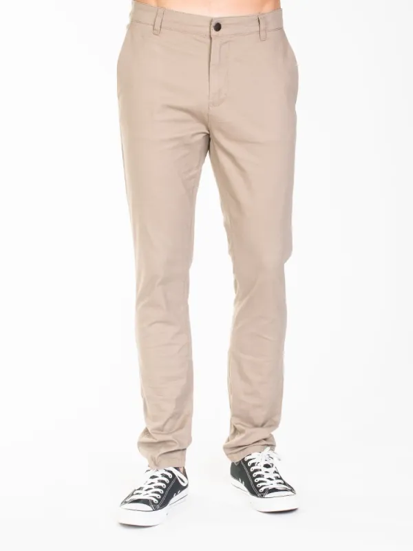 MENS SLIM CHINO - KHAKI - CLEARANCE sold by Boathouse