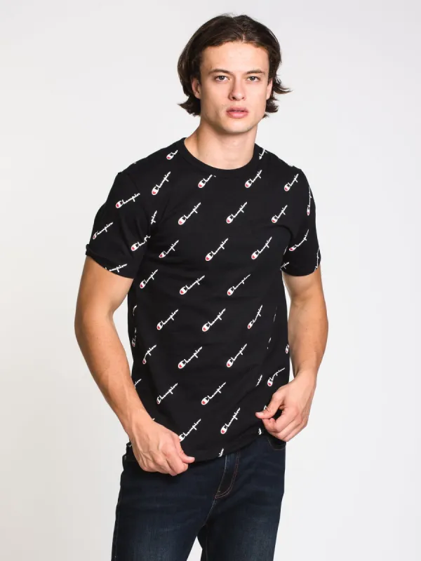 CHAMPION HERITAGE ALL OVER PRINT SHORT SLEEVE T-SHIRT  - CLEARANCE sold by Boathouse