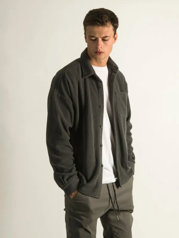 KOLBY BLACK POLAR FLEECE OVERSHIRT - CLEARANCE sold by Boathouse