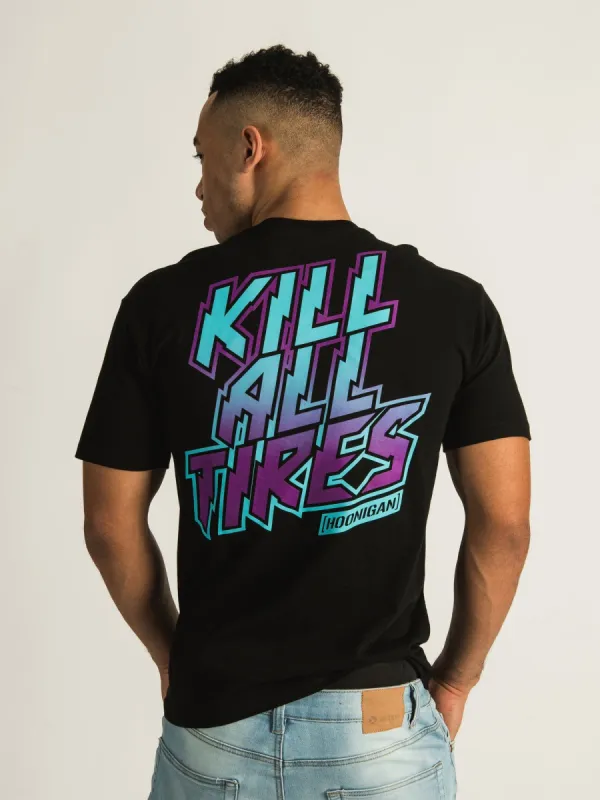 HOONIGAN KILL ALL TIRES FADE T-SHIRT sold by Boathouse