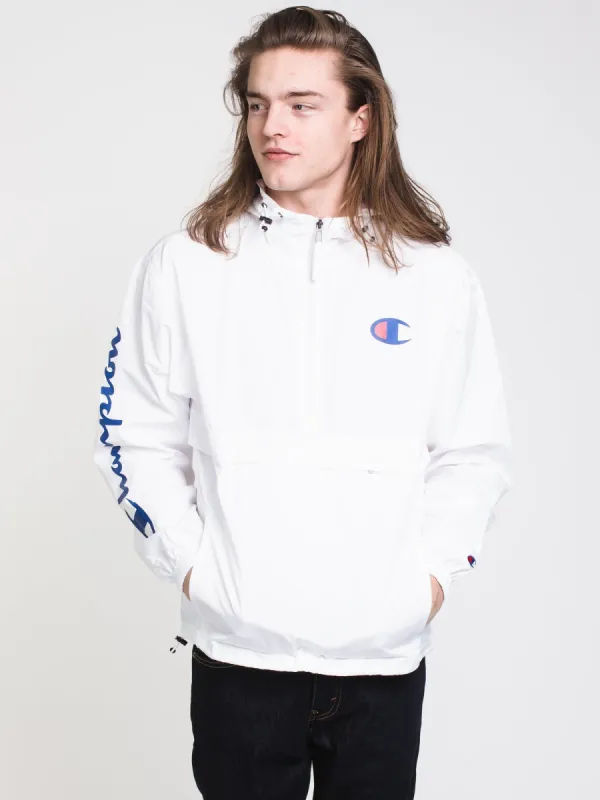 CHAMPION PACKABLE LOGO JACKET - CLEARANCE sold by Boathouse