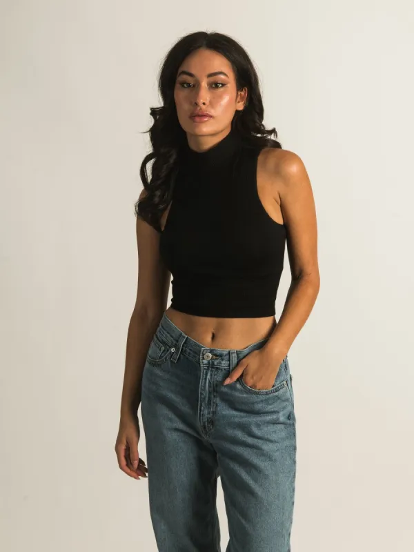 HARLOW MOCK SLEEVELESS TANK TOP - CLEARANCE sold by Boathouse