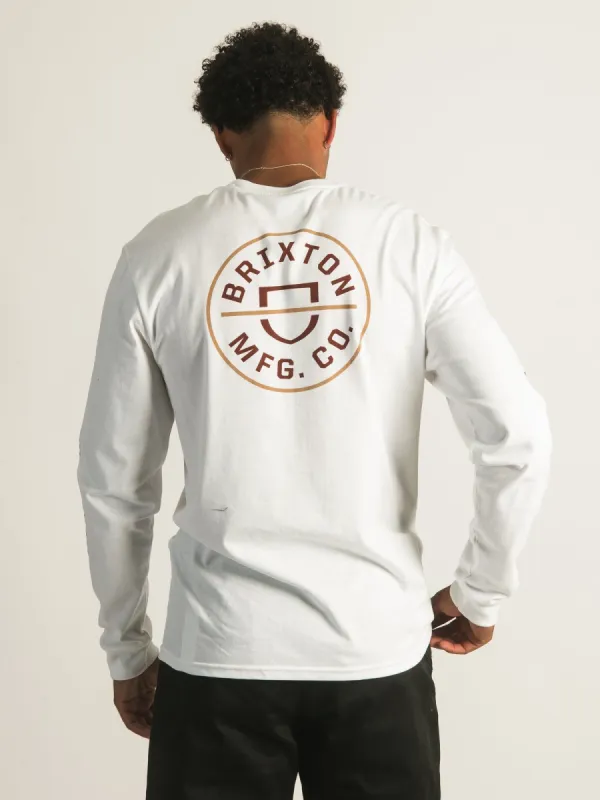 BRIXTON CREST LONG SLEEVE TEE sold by Boathouse