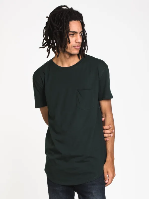 MENS LONGLINE T - FOREST - CLEARANCE sold by Boathouse