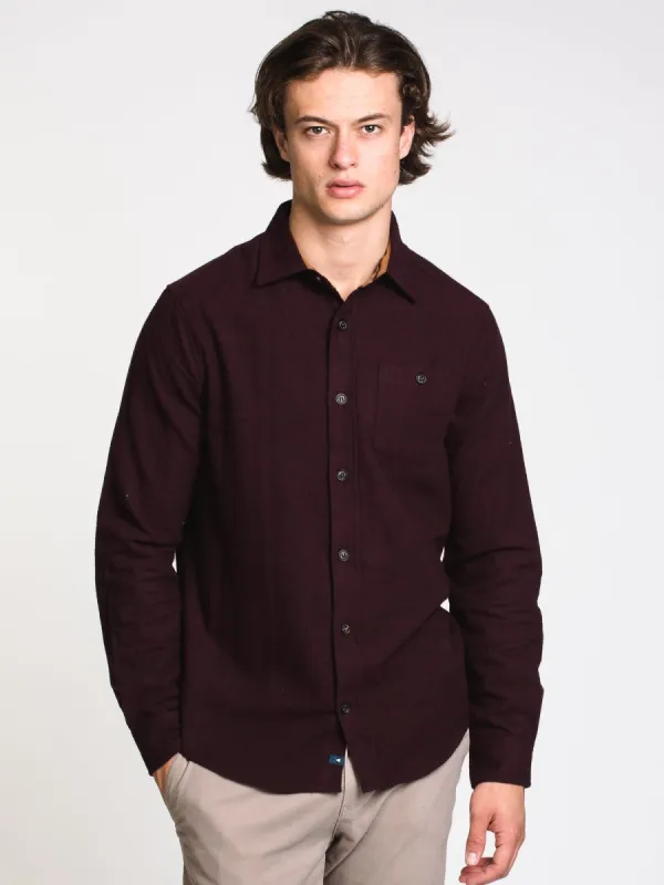 MENS HERRINGBONE BUTTON UP - CLEARANCE sold by Boathouse