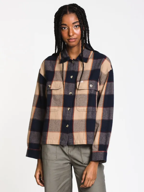 WOMENS BOWERY LONG SLEEVE WOVEN FLANEL - PLAID - CLEARANCE sold by Boathouse