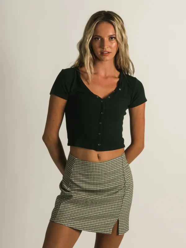 HARLOW MARIA SNAP TEE - CLEARANCE sold by Boathouse