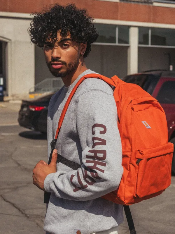 CARHARTT MIDWEIGHT CREWNECK LOGO SLEEVE sold by Boathouse