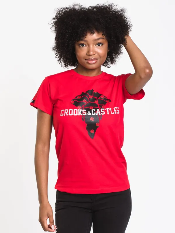 CROOKS & CASTLES FLORAL MEDUSA SHORT SLEEVE TEE - CLEARANCE sold by Boathouse