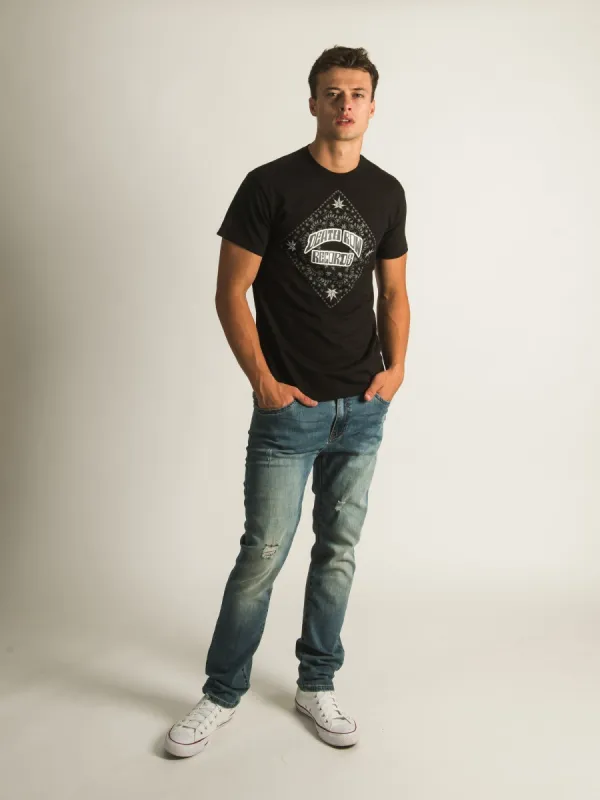 CROOKS & CASTLES DEATH ROW PAISLEY LOGO T-SHIRT - CLEARANCE sold by Boathouse