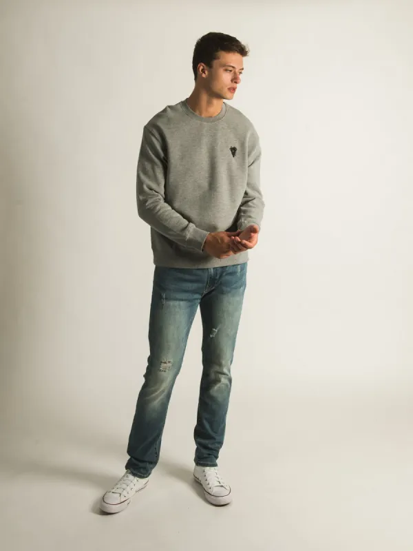 CROOKS & CASTLES CORE ESSENTIALS EMBROIDERED CREW sold by Boathouse