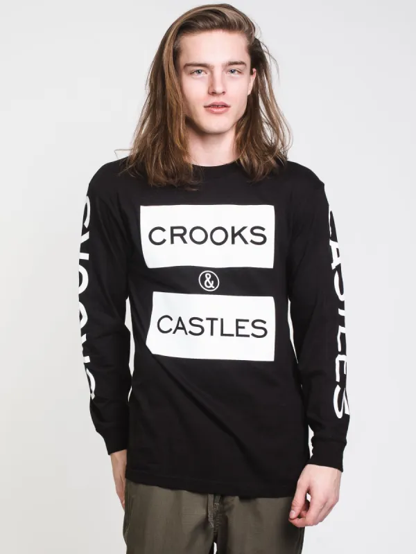 MENS KLEPTO C&C LONG SLEEVE T- BLACK - CLEARANCE made by Boathouse