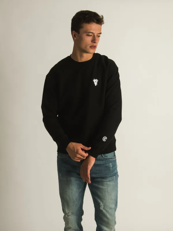 CROOKS & CASTLES CORE ESSENTIALS EMBROIDERED CREW  - CLEARANCE sold by Boathouse