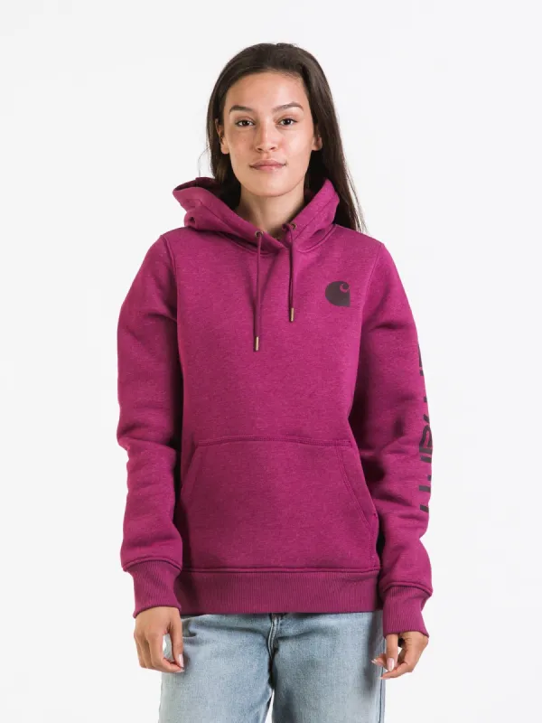 CARHARTT LOGO SLEEVE PULL OVER HOODIE sold by Boathouse