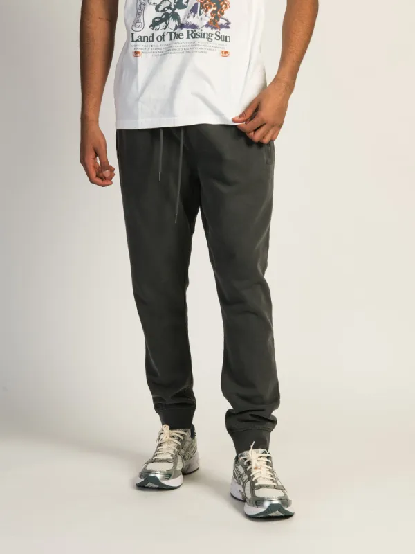 KOLBY PARKER GARMENT DYE SLIM JOGGER - ASH GREY sold by Kolby