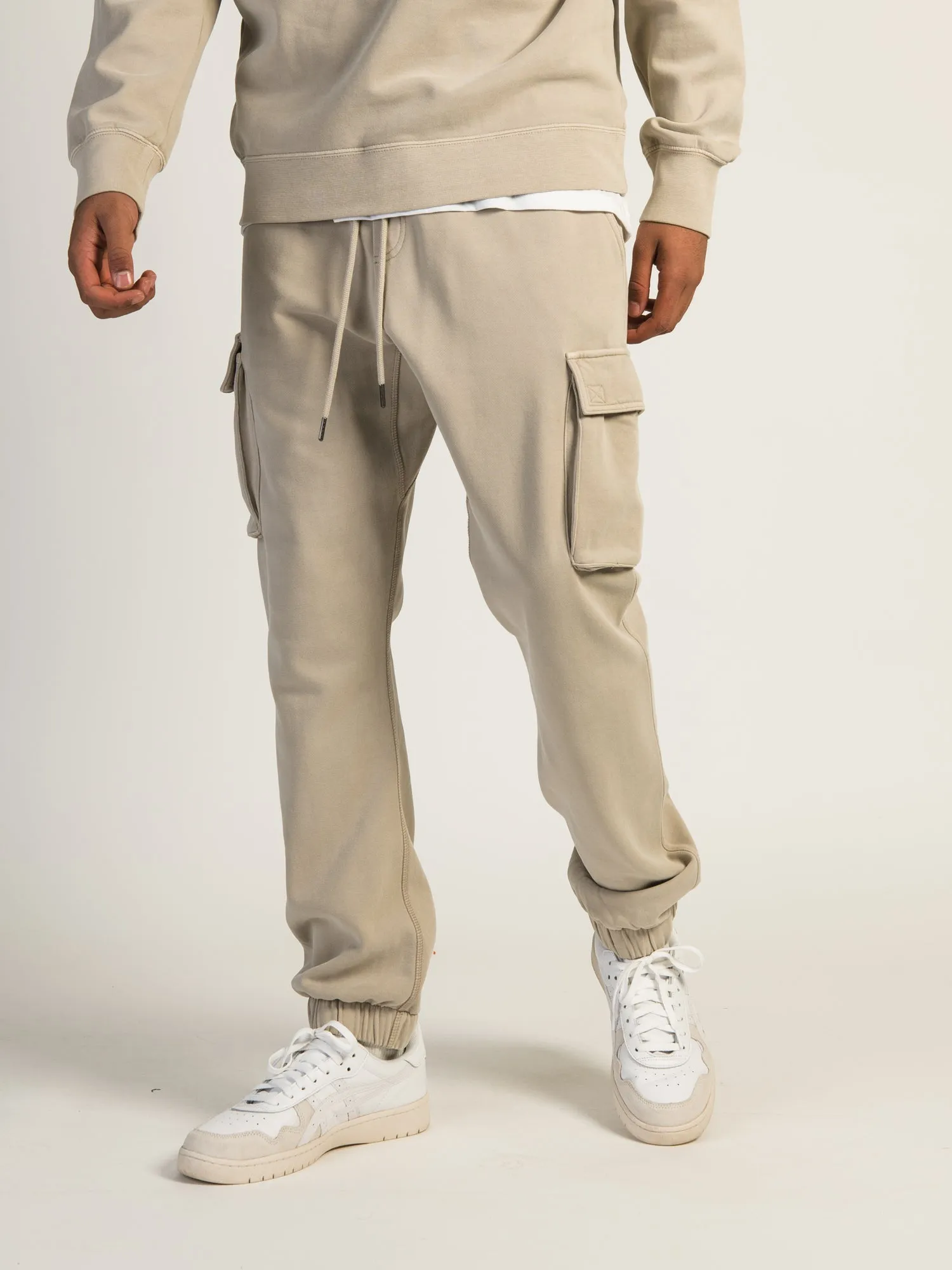 KOLBY PARKER GARMET DYE CARGO JOGGER - OATMEAL sold by Kolby product image thumbnail 3
