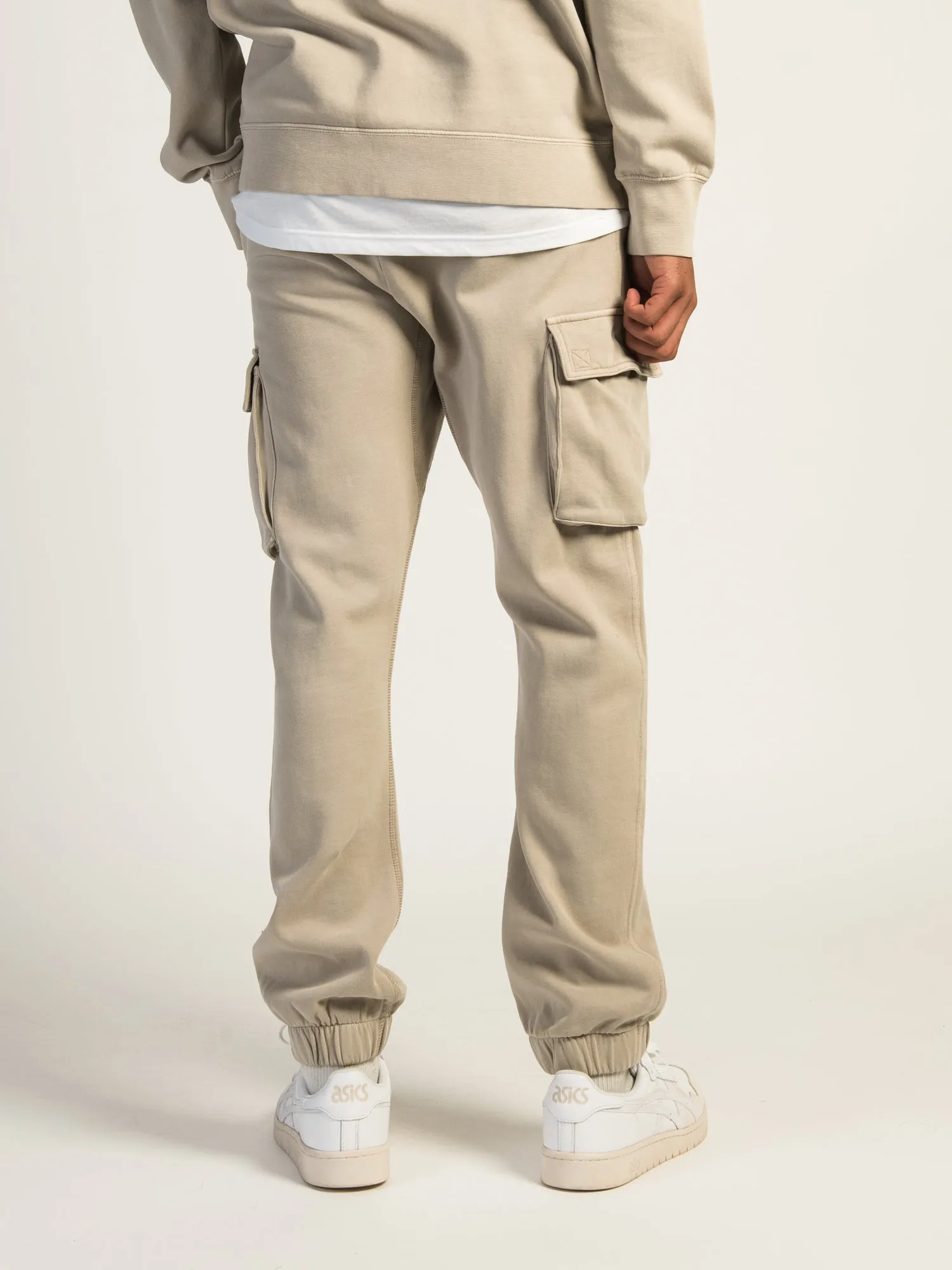 KOLBY PARKER GARMET DYE CARGO JOGGER - OATMEAL sold by Kolby product image thumbnail 5