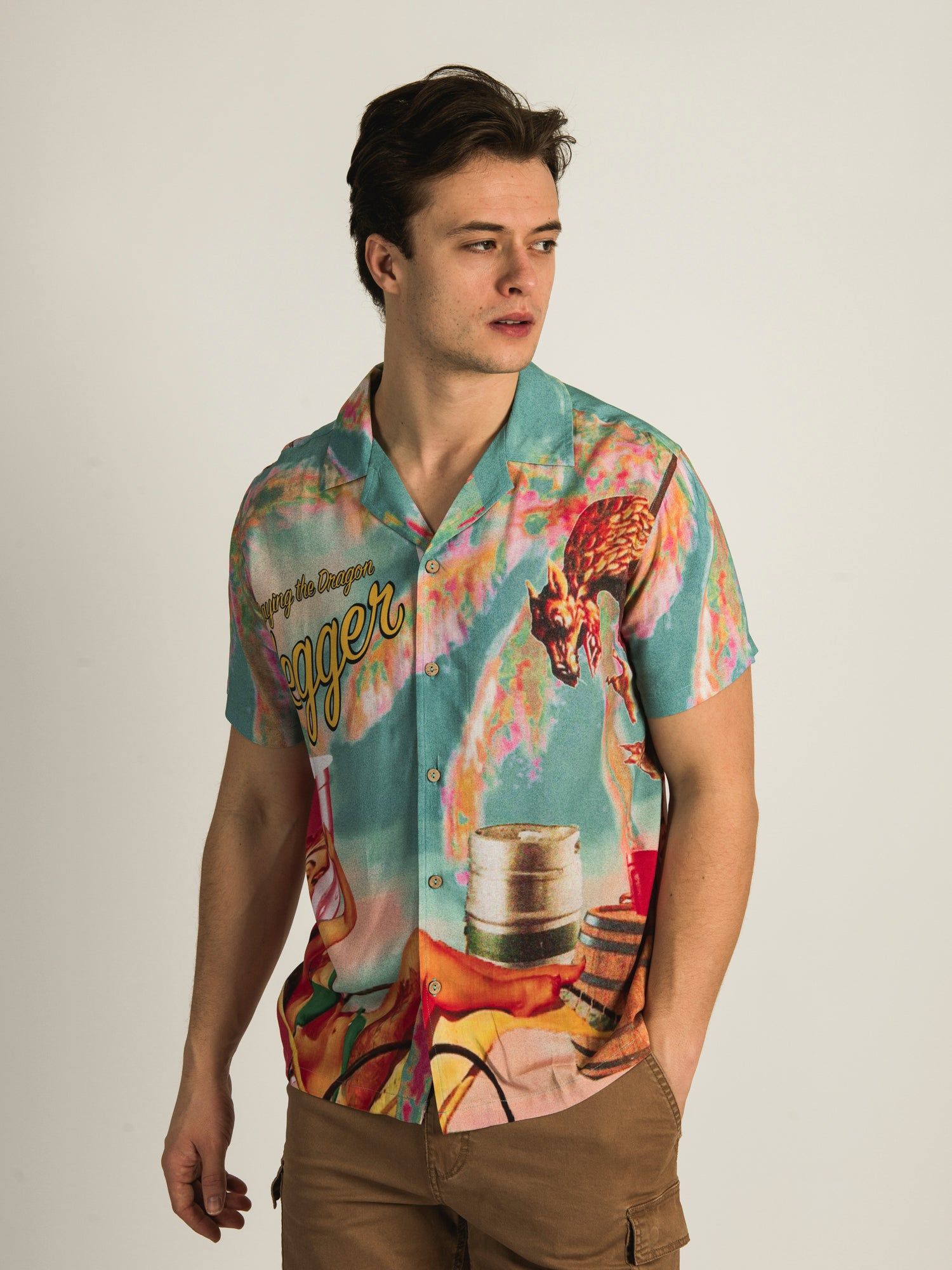 KOLBY RAYON PRINTED SHIRT sold by Kolby product image thumbnail 3