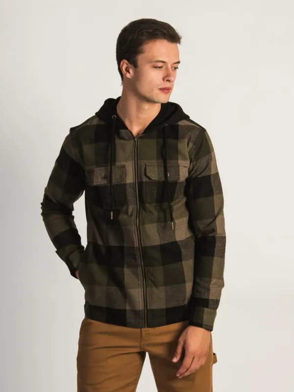KOLBY BERK ZIP FRONT HOODIE sold by Kolby