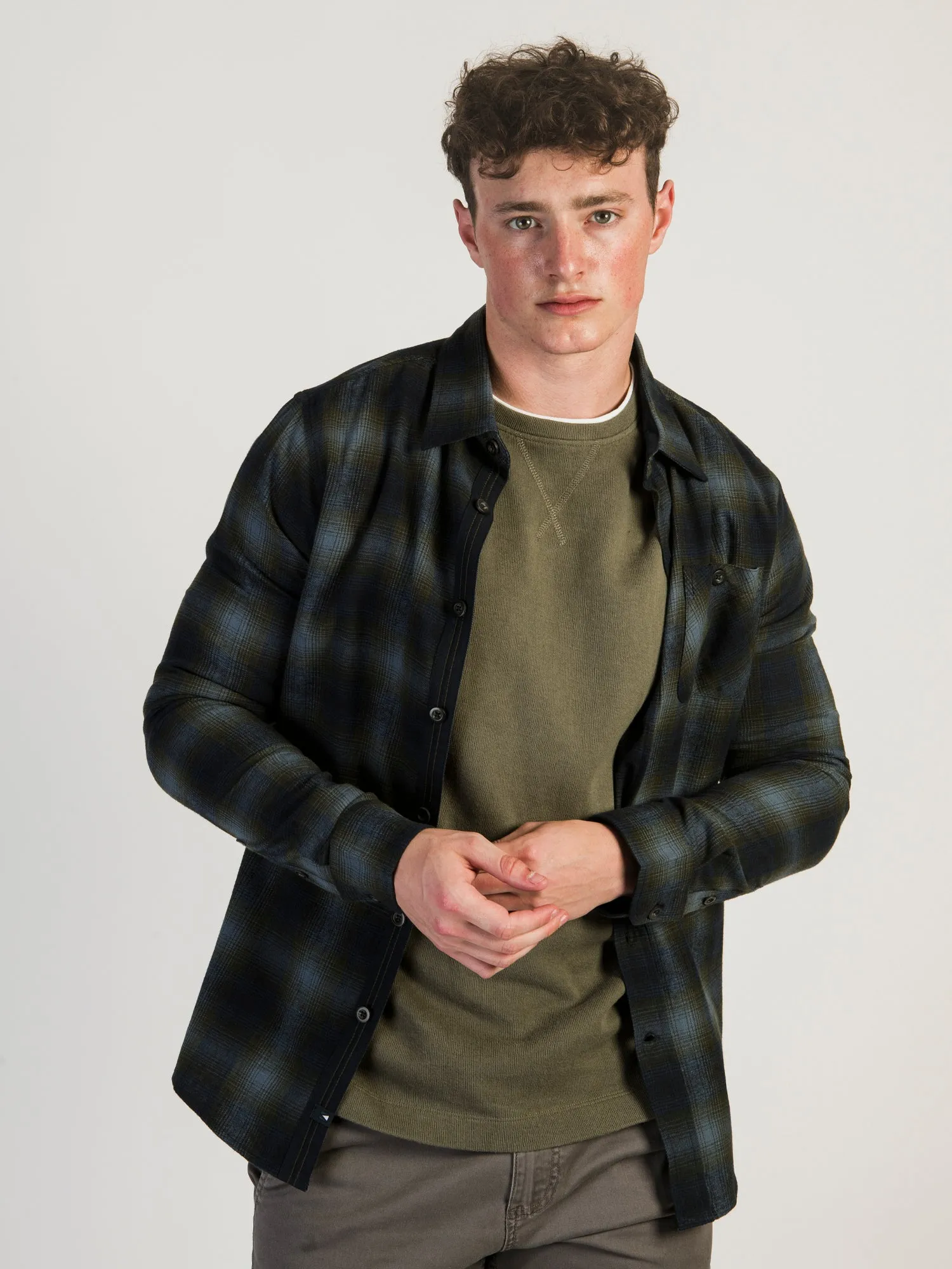 KOLBY CLASSIC PLAID BUTTON UP sold by Kolby