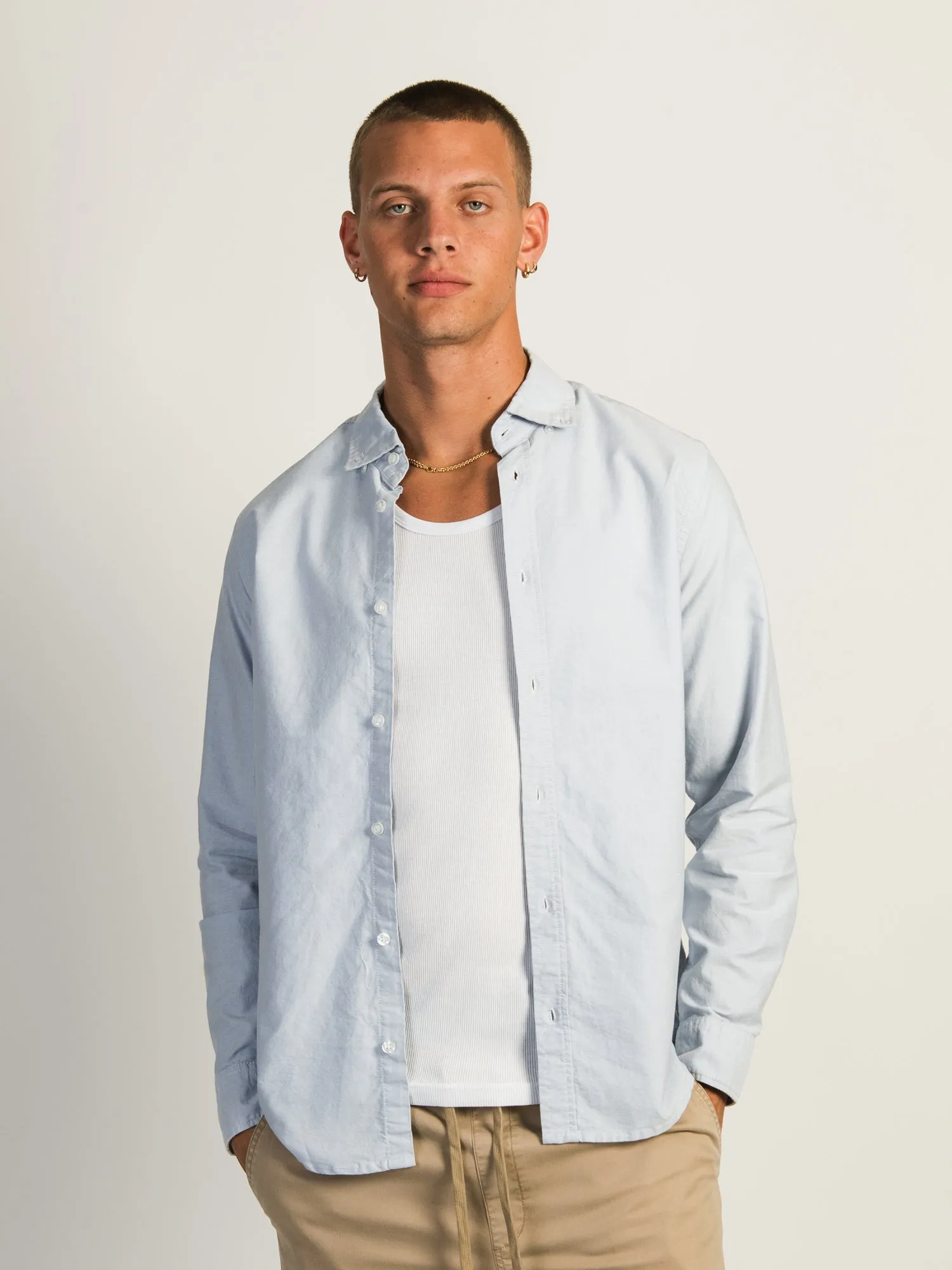 KOLBY OXFORD SHIRT - LIGHT BLUE sold by Kolby