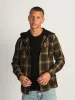 KOLBY BERK ZIP HOODIE - OLIVE sold by Kolby