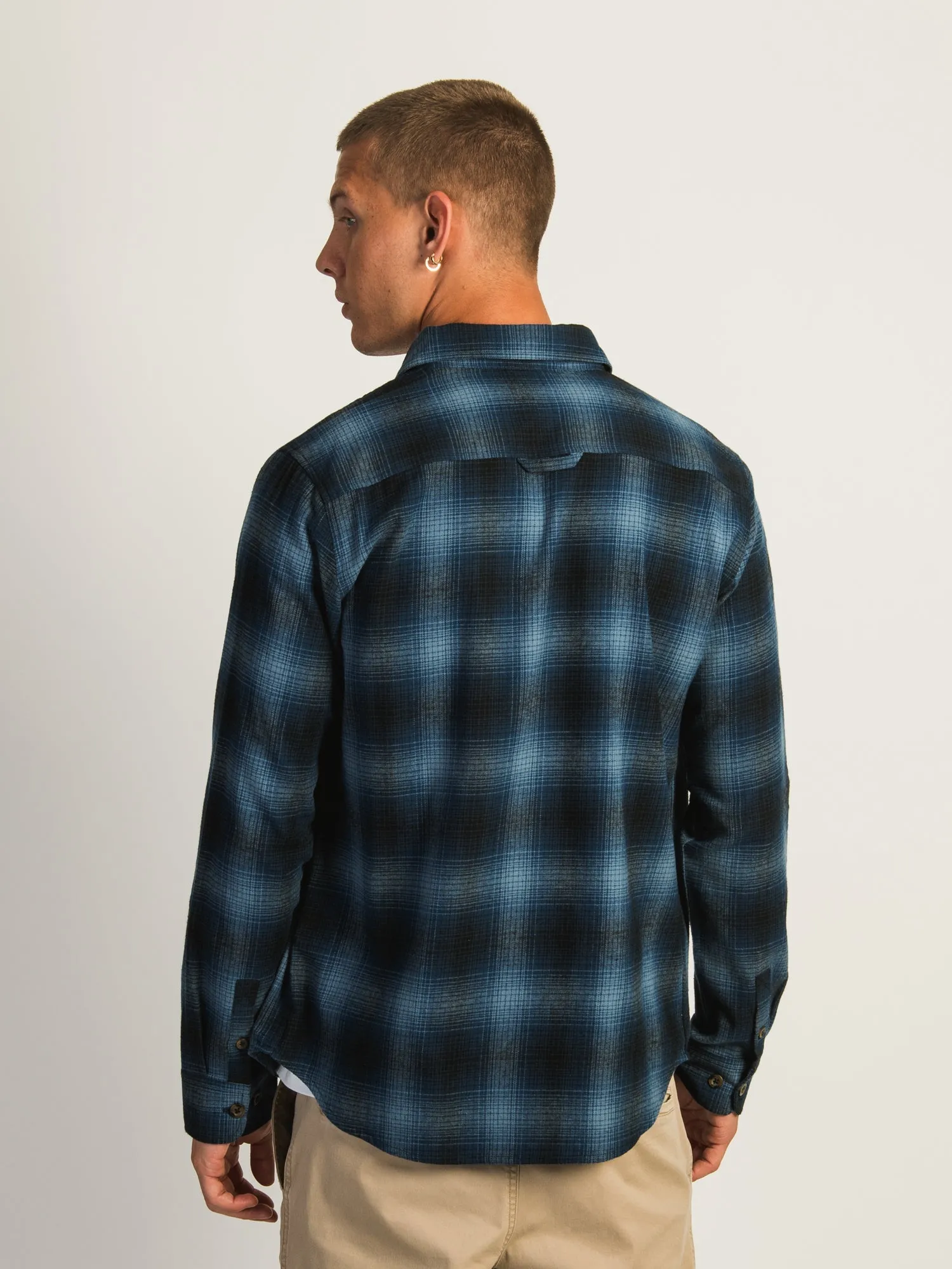 KOLBY CLASSIC BUTTON UP PLAID - BLUE sold by Kolby product image thumbnail 2