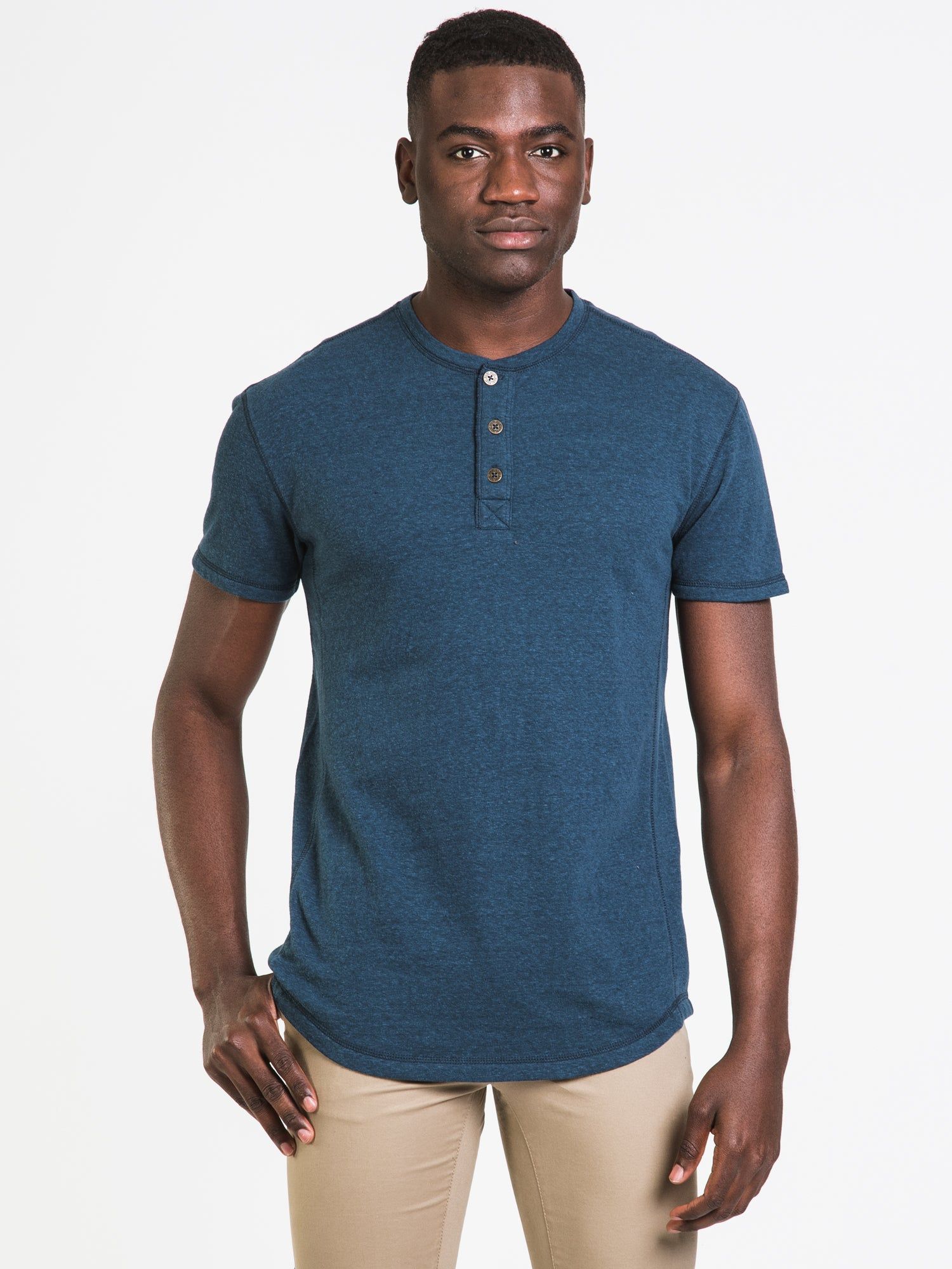 KOLBY HAL LONGLINE HENLEY sold by Kolby