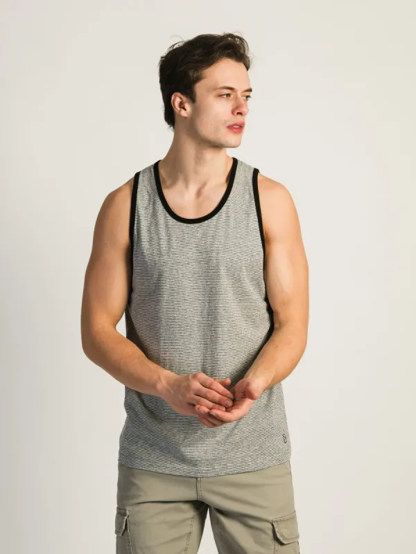 KOLBY CLEM MELANGE TANK - GREY sold by Kolby