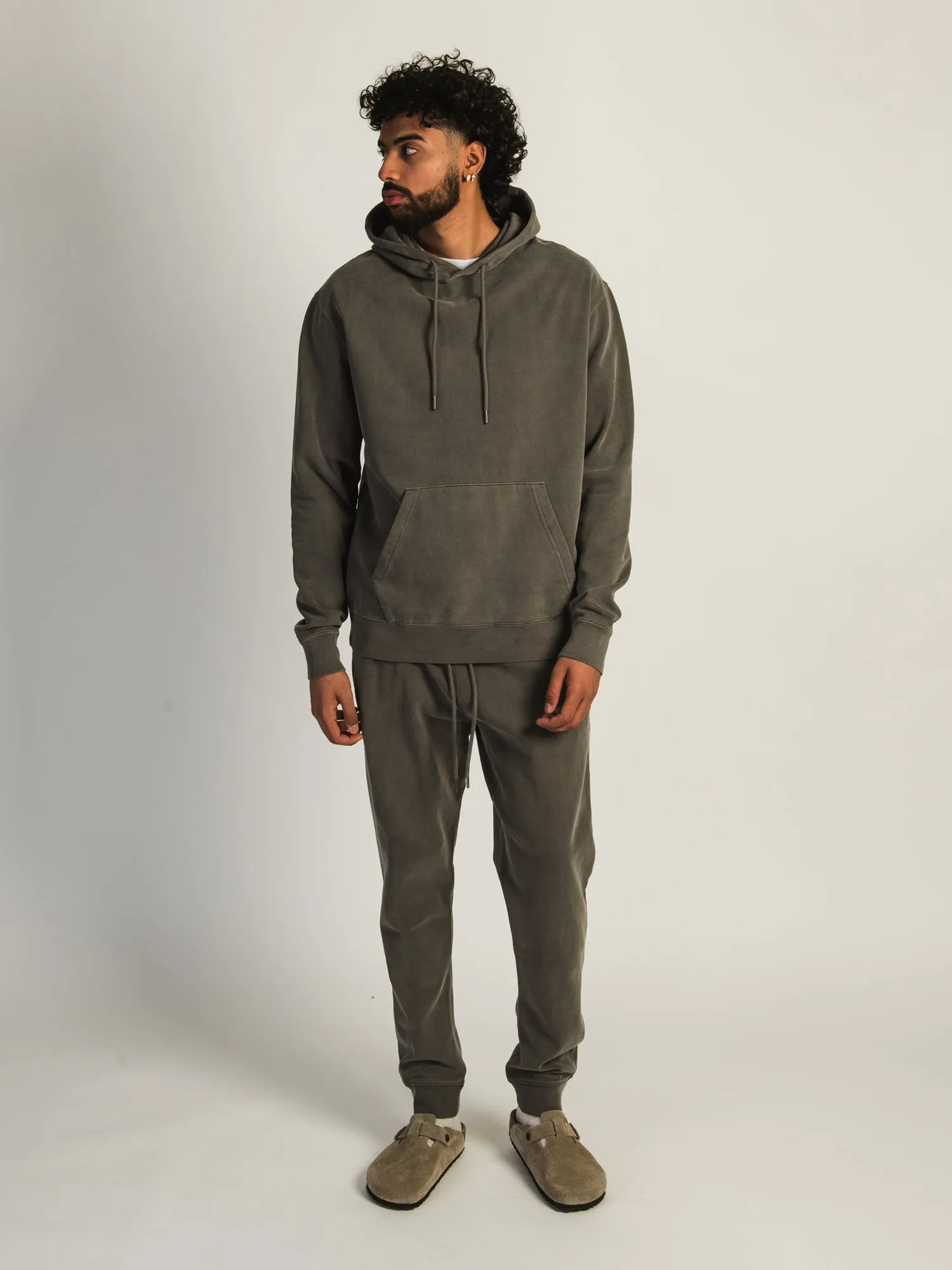 KOLBY PARKER GARMENT DYE SLIM JOGGER - IRON sold by Kolby product image thumbnail 2