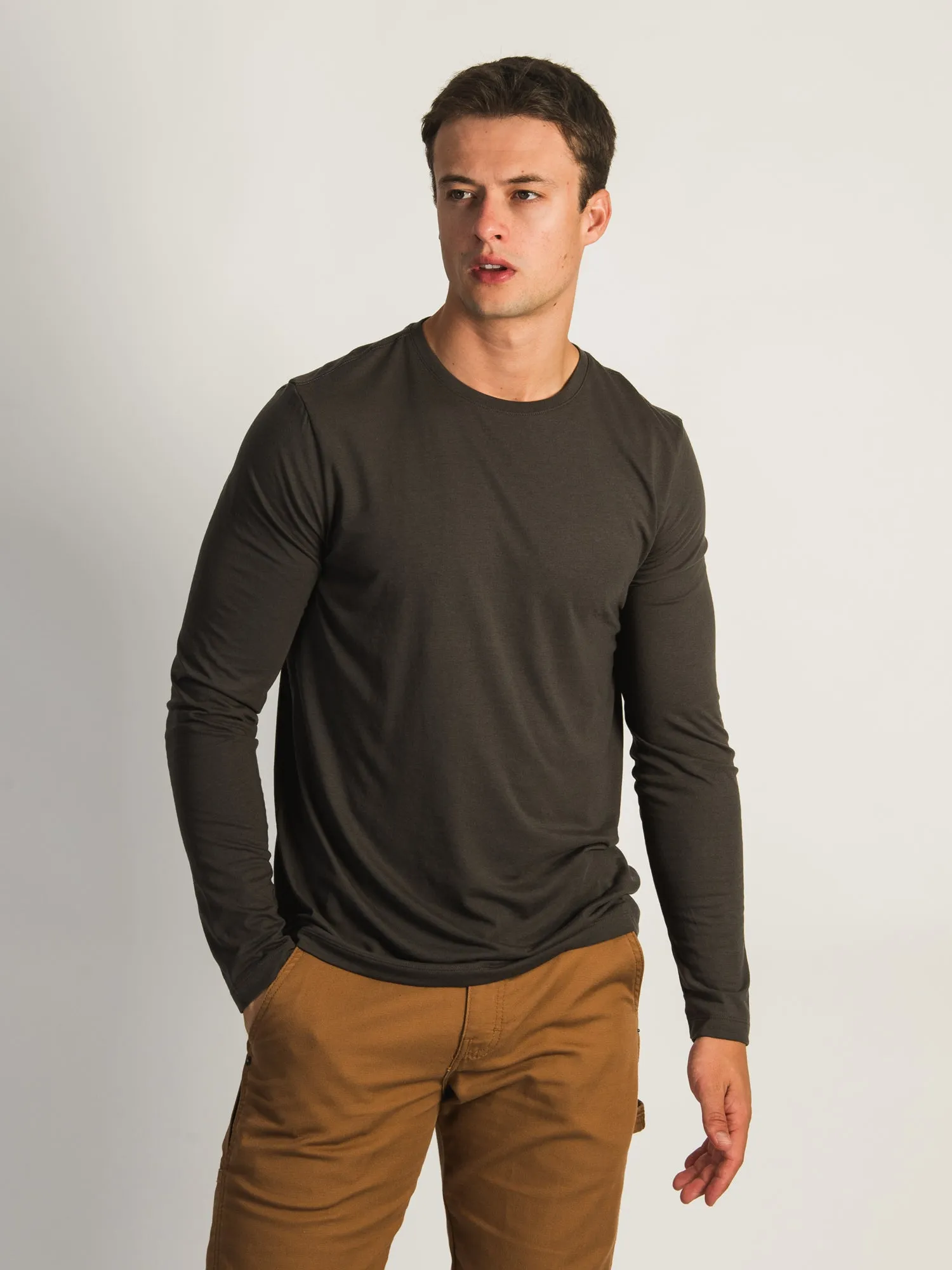 KOLBY LONG SLEEVE CREW NECK TEE sold by Kolby