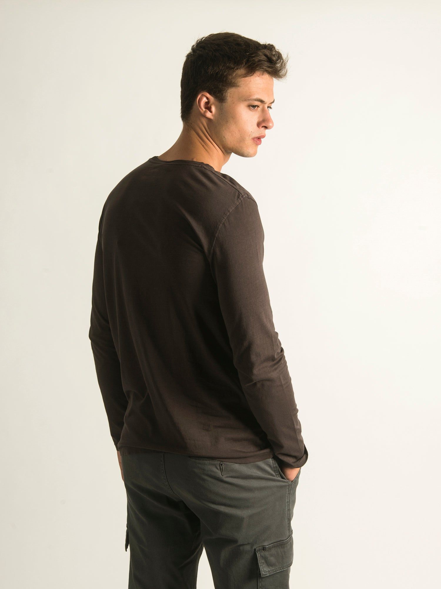 KOLBY GARMENT DYE LONG SLEEVE POCKET T-SHIRT sold by Kolby product image thumbnail 2