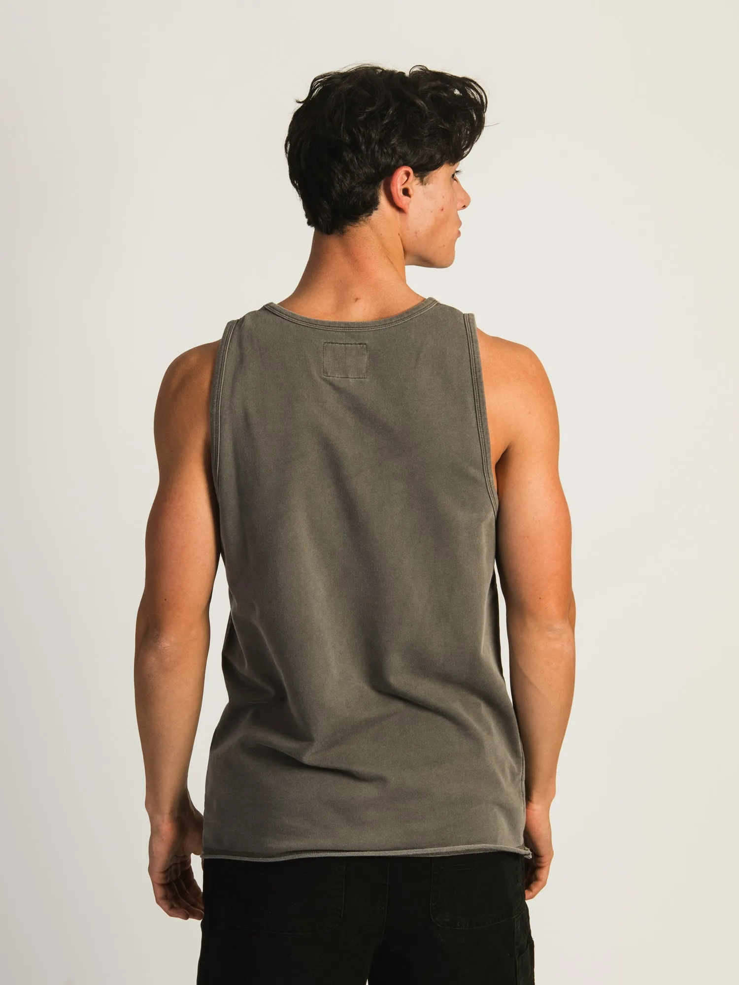 KOLBY RORY FRENCH TERRY TANK - IRON sold by Kolby product image thumbnail 2
