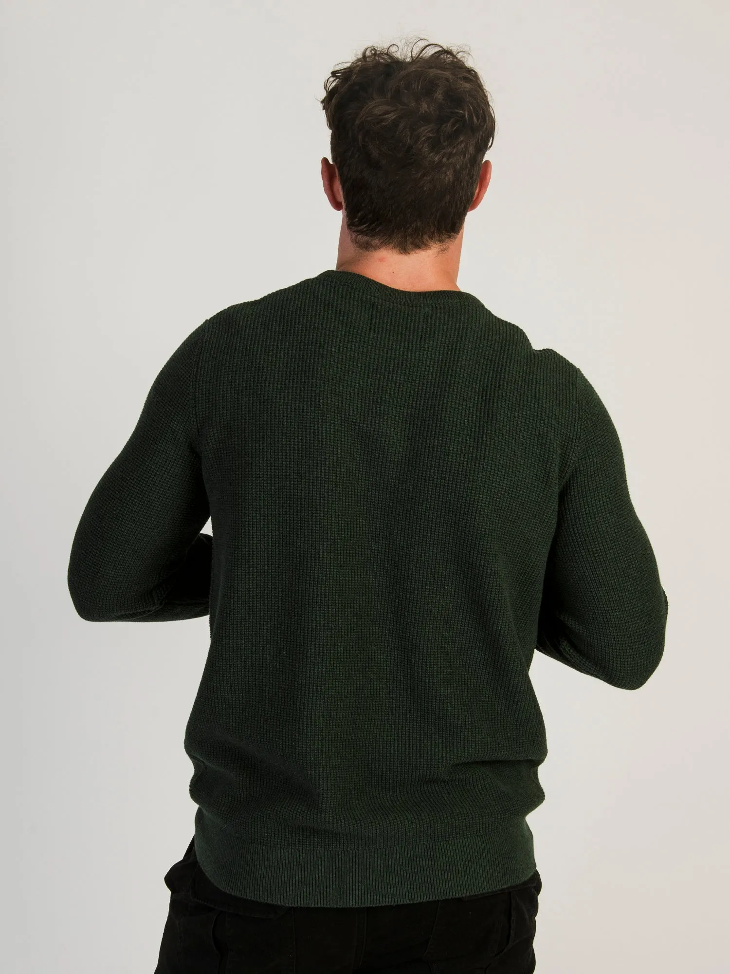 KOLBY WAFFLE KNIT CREW COLLAR sold by Kolby product image thumbnail 4