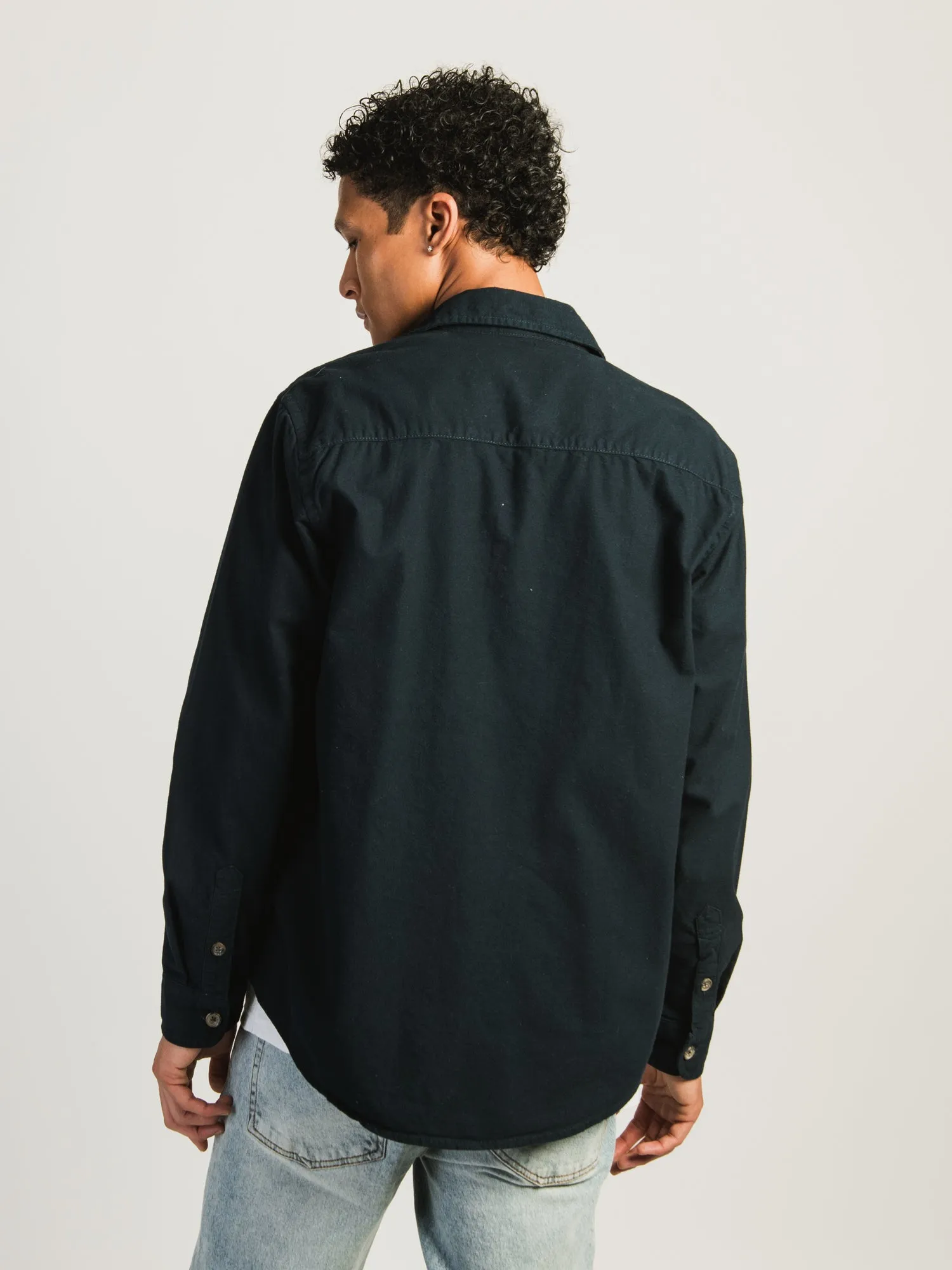 KOLBY EVERYDAY FLANNEL BUTTON UP - NAVY sold by Kolby product image thumbnail 2