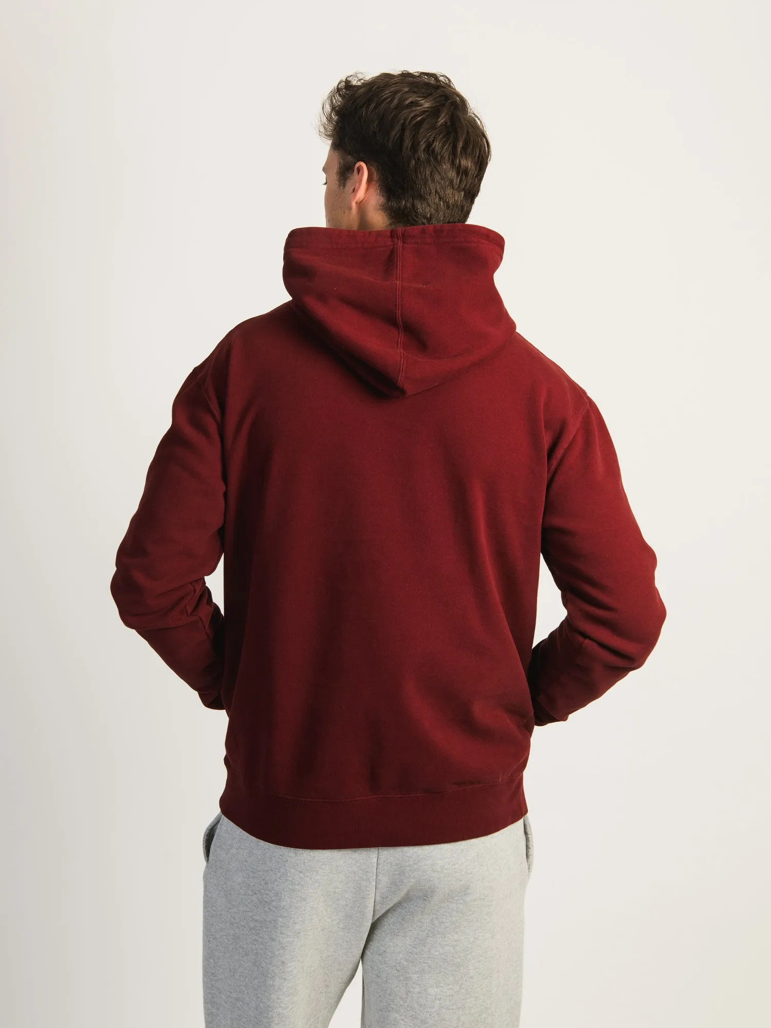 KOLBY PARKER VINTAGE WASH HOODIE - BURGUNDY sold by Kolby product image thumbnail 2