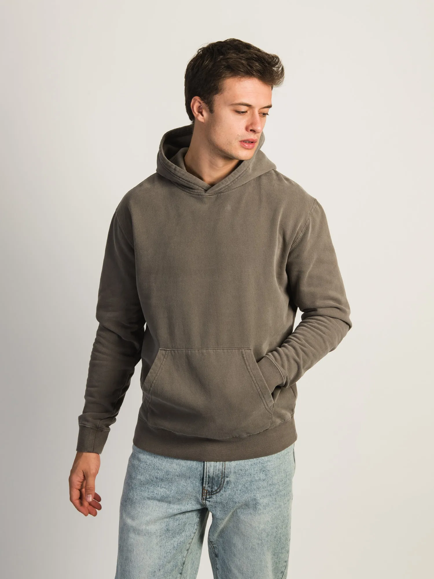 KOLBY PARKER VINTAGE WASH HOODIE - IRON sold by Kolby