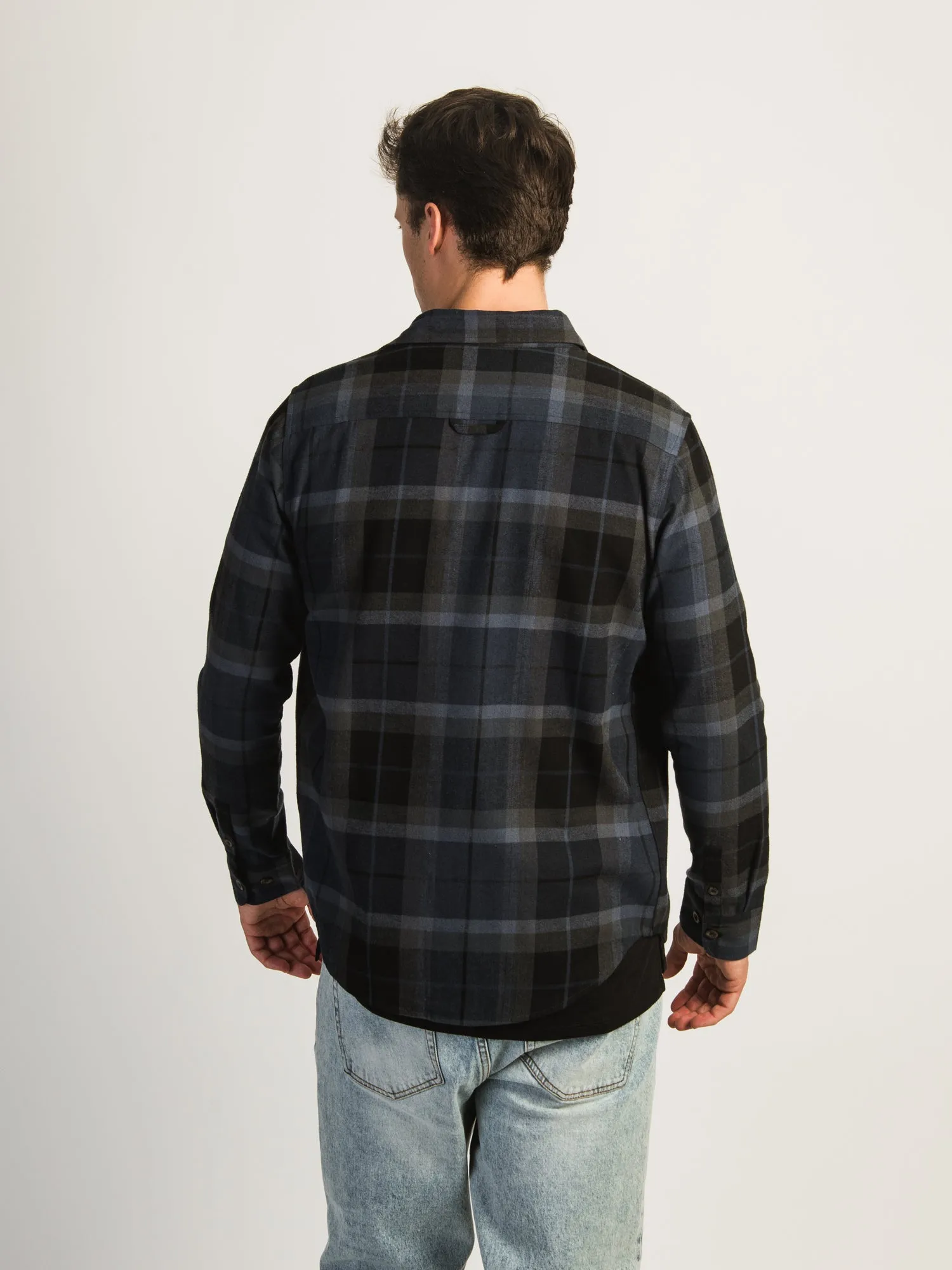 KOLBY CLASSIC PLAID BUTTON UP - BLUE sold by Kolby product image thumbnail 2